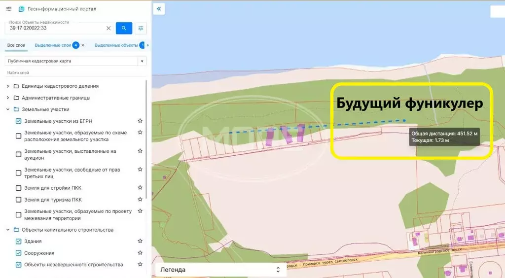 Участок в Калининградская область, посёлок Приморье (23 м) - Фото 2