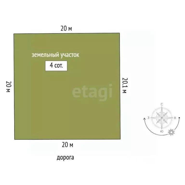 Участок в Тюменская область, Тюменский муниципальный округ, д. ... - Фото 2