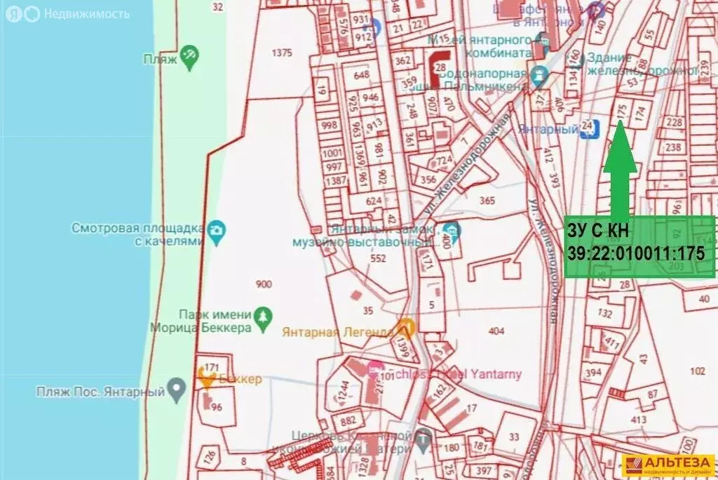 Участок в посёлок городского типа Янтарный, ЖК Янтарный Пляж (12 м) - Фото 2