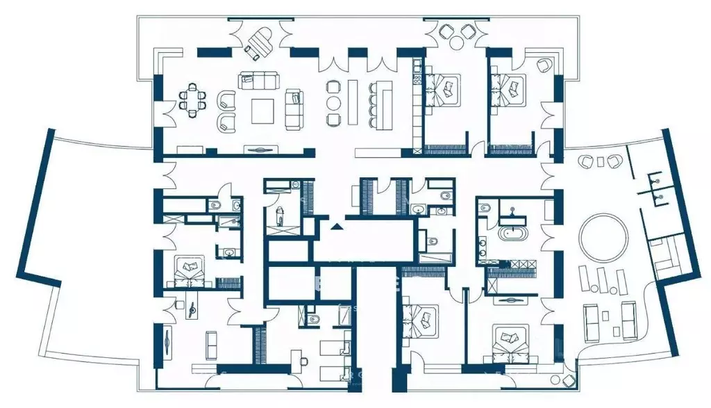 6-к кв. Москва Минская ул., 2Вк6 (406.0 м) - Фото 1