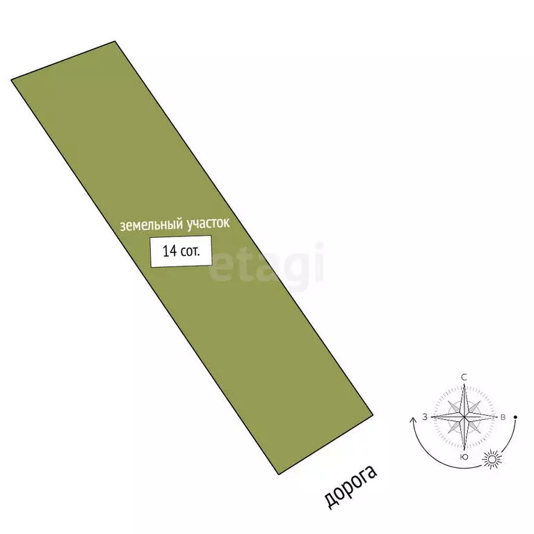 Участок в село Хохлово, улица Мира (16 м) - Фото 1