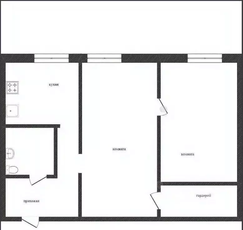 2-к кв. Вологодская область, Вологда Козленская ул., 97 (44.0 м) - Фото 2