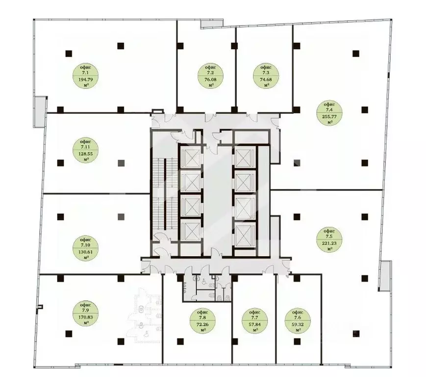 Помещение свободного назначения в Москва ул. Неверовского, 10С3 (256 ... - Фото 2