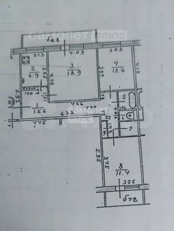 3-к. квартира, 71,3 м, 7/9 эт. - Фото 0