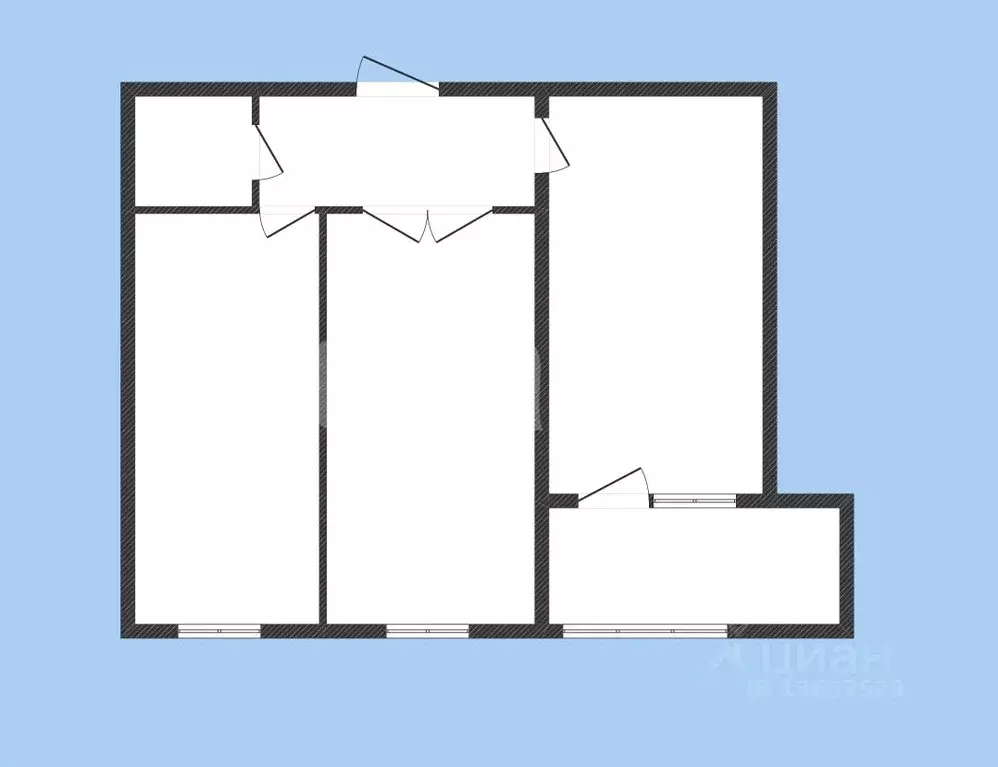 2-к кв. Иркутская область, Иркутск ул. Щапова, 4 (50.3 м) - Фото 2