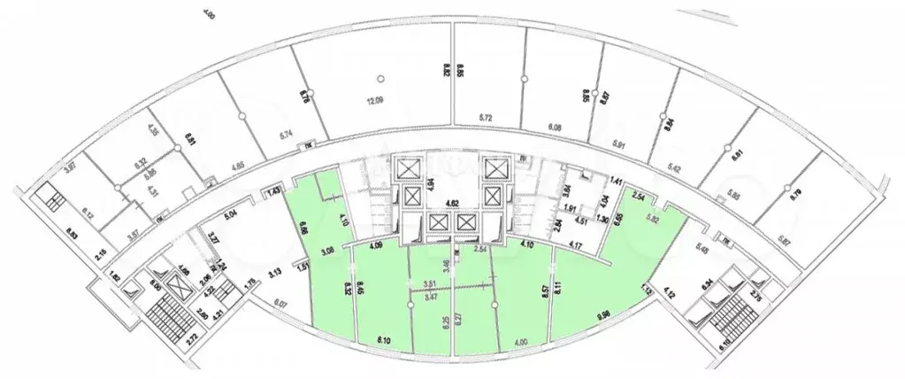 Аренда офиса 276.3 м в бизнес-центре Алексеевская башня - Фото 0