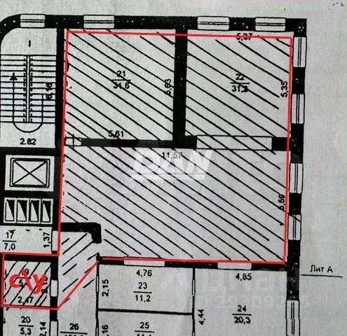 Офис в Челябинская область, Челябинск ул. Энгельса, 44Г (140 м) - Фото 2