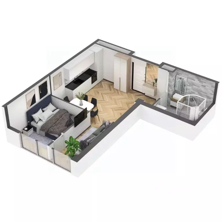 1-к кв. Крым, Ялта муниципальный округ, Кацивели пгт ул. Академика ... - Фото 1