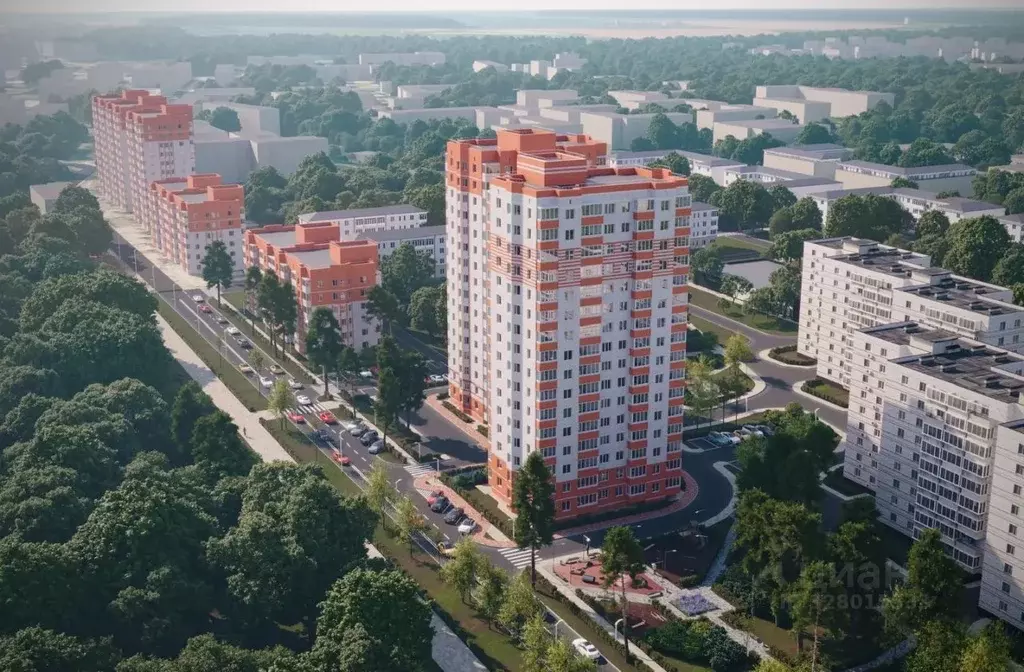 1-к кв. Калужская область, Обнинск Комсомольская ул., 11 (35.0 м) - Фото 1