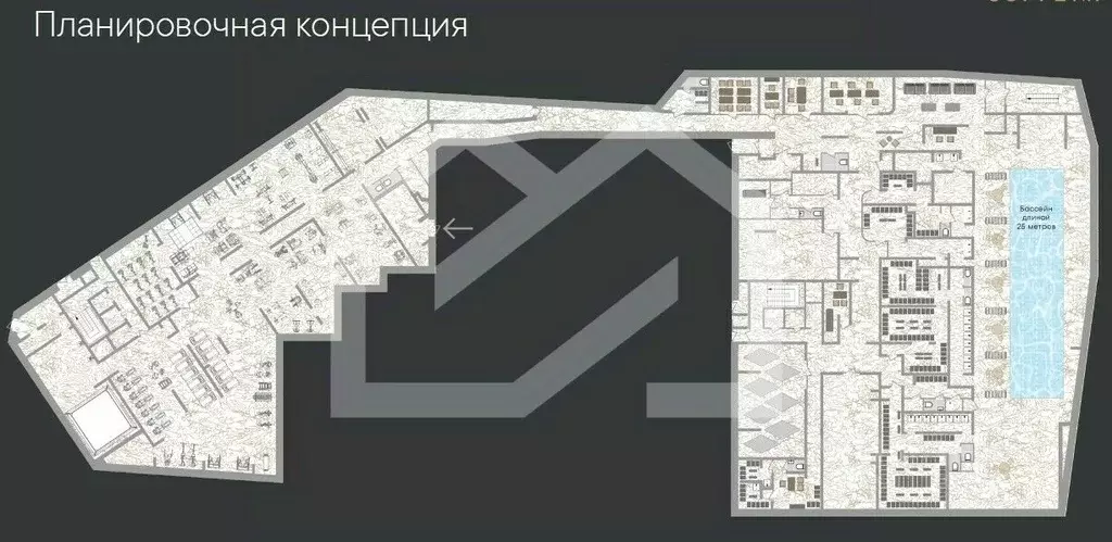 Помещение свободного назначения в Москва Зорге 9 жилой комплекс, 9Ас8 ... - Фото 2