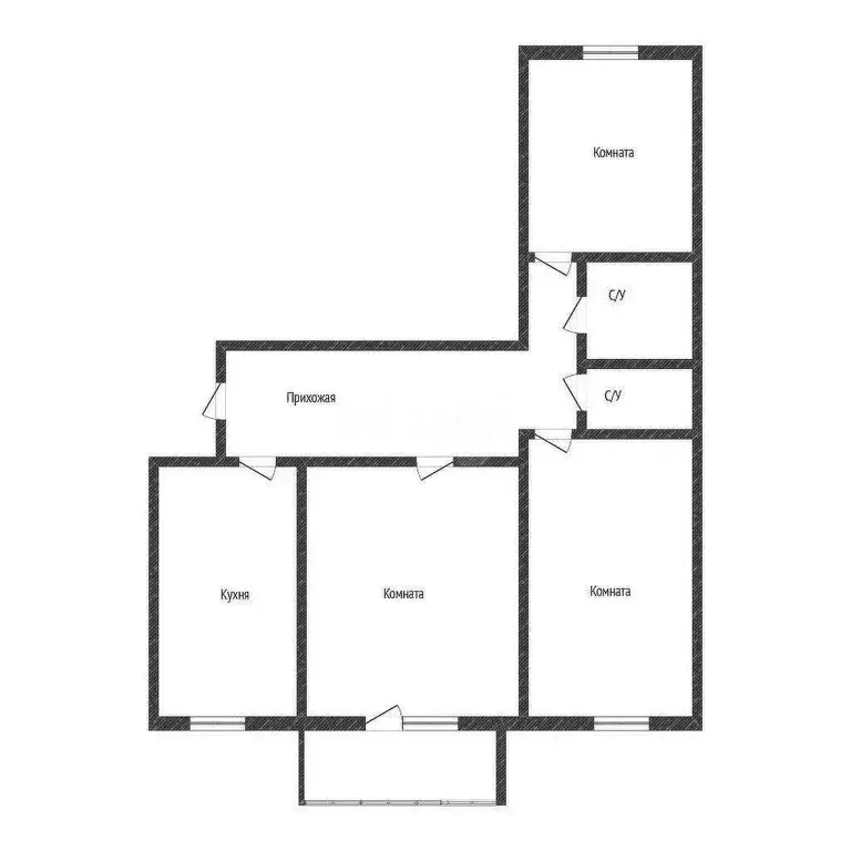 3-комнатная квартира: Иркутск, Трудовая улица, 66 (62.3 м) - Фото 0