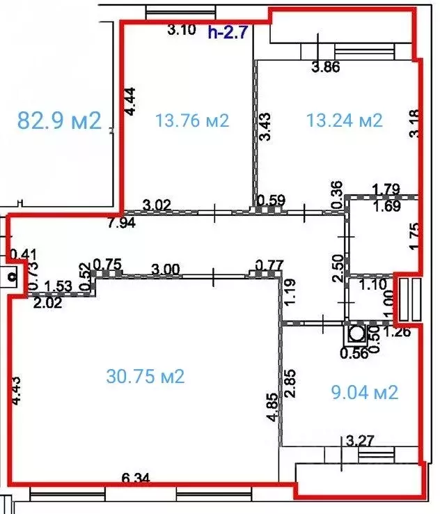 3-к кв. Московская область, Одинцовский городской округ, д. Солманово, ... - Фото 2