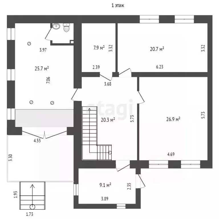 6-к кв. Костромская область, Кострома Советская ул., 47Б (400.0 м) - Фото 2