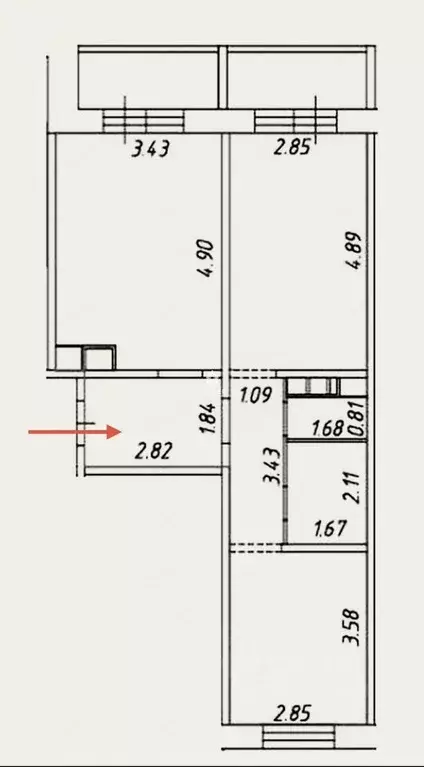 2-к кв. Владимирская область, Ковров Лиственная ул., 80 (54.2 м) - Фото 2