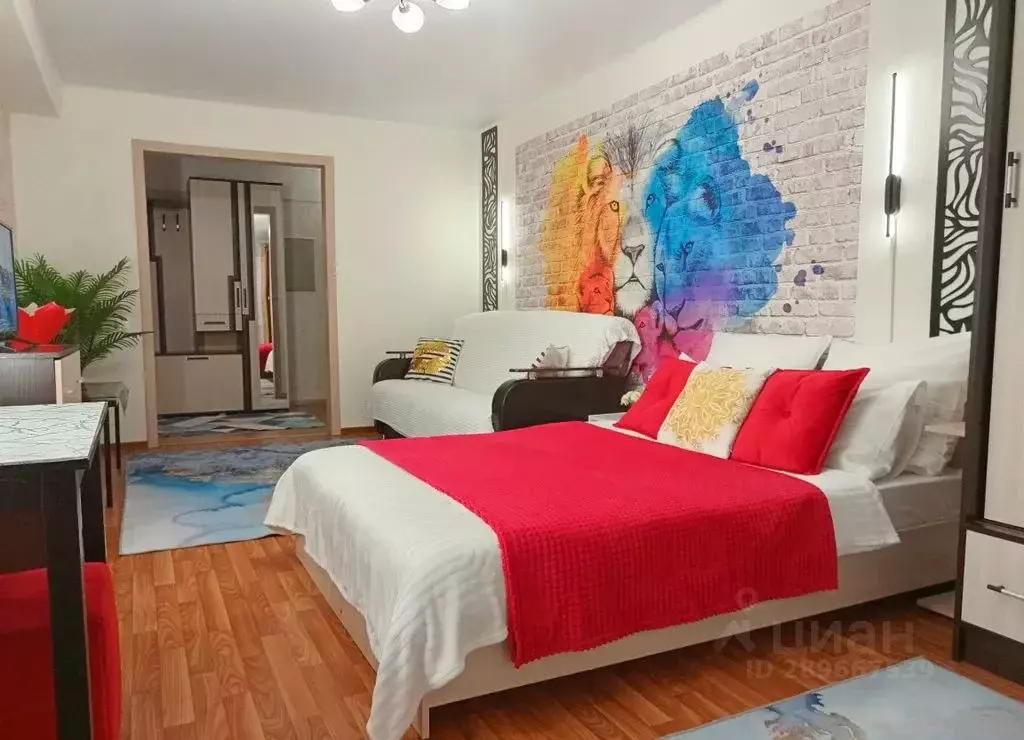 1-к кв. Липецкая область, Липецк ул. Хренникова, 1 (48.0 м) - Фото 2