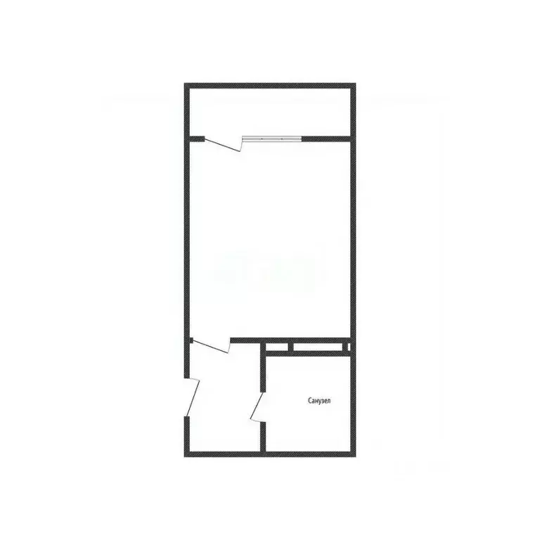 Студия Курская область, Курск ул. Энгельса, 158к2 (28.1 м) - Фото 1