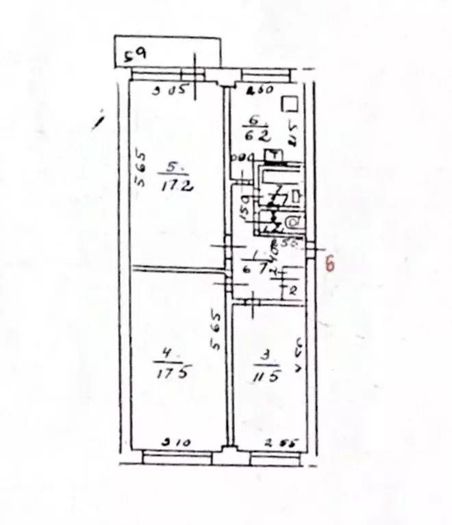 3-к кв. Астраханская область, Астрахань Курская ул., 78 (64.0 м) - Фото 1