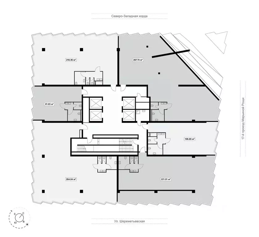 Офис в Москва проезд 17-й Марьиной рощи, 6 (81 м) - Фото 2