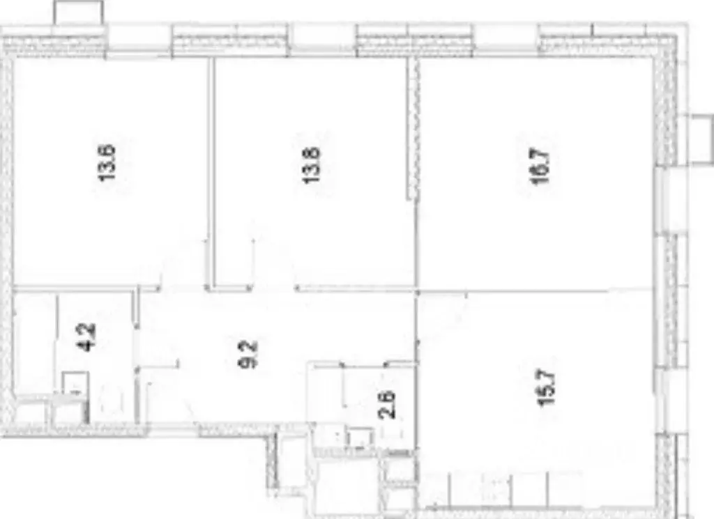 3-к кв. Москва Волоколамское ш., 71/22к3 (78.0 м) - Фото 2
