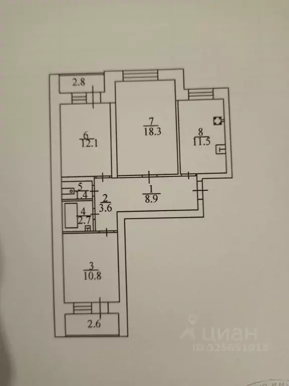 3-к кв. Саратовская область, Саратов Техническая ул., 3 (68.0 м) - Фото 1