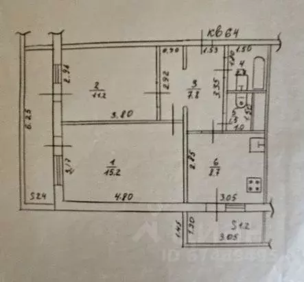 2-к кв. Краснодарский край, Анапа ул. Ленина, 179к2 (50.7 м) - Фото 2
