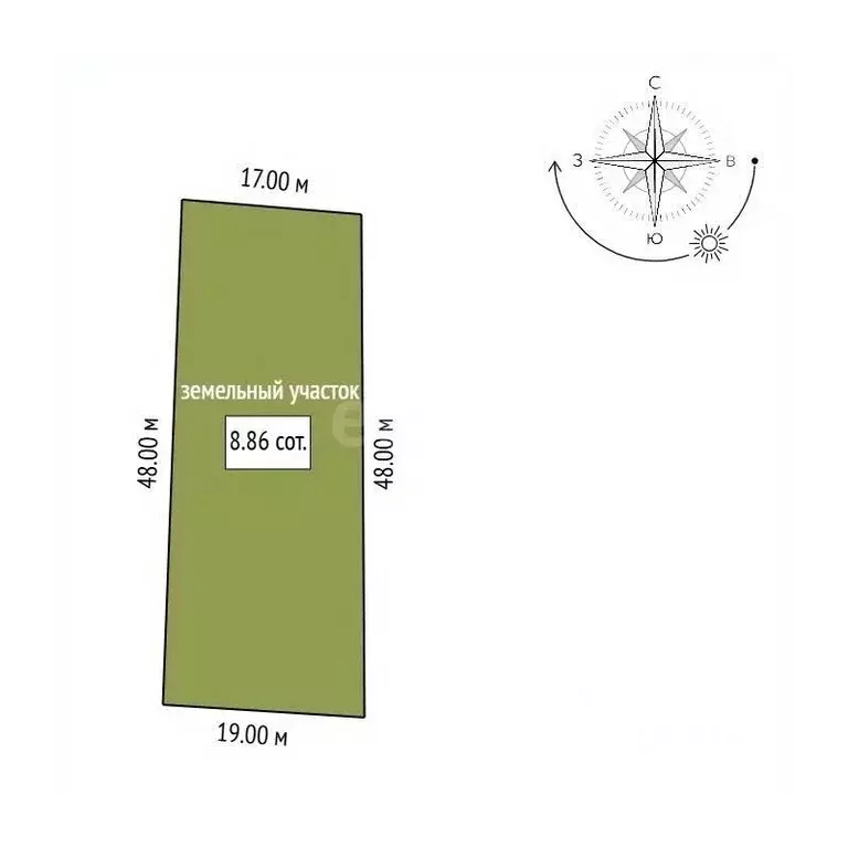 Участок в Амурская область, Благовещенск Мечта СНТ,  (8.86 сот.) - Фото 1