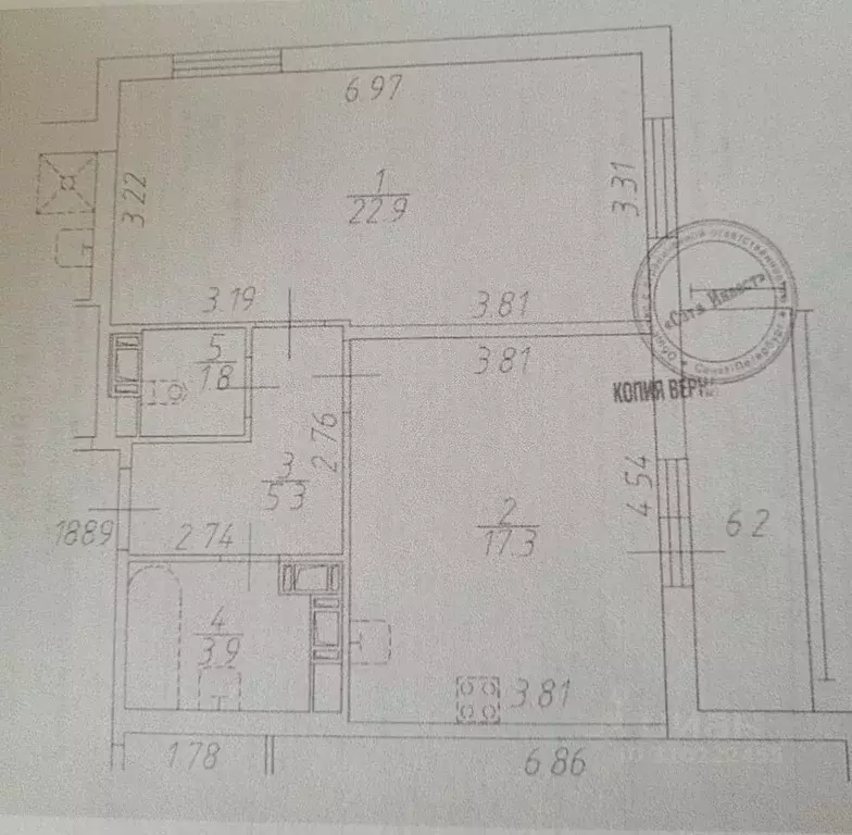 1-к кв. Санкт-Петербург ул. Летчика Лихолетова, 14к2 (51.0 м) - Фото 0