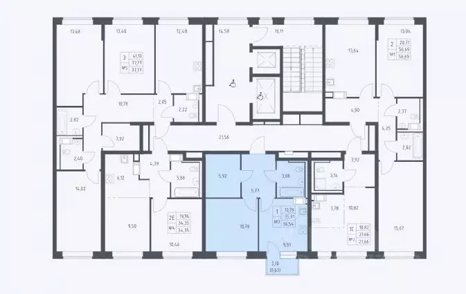 1-к кв. Московская область, Люберцы городской округ, Мирный пгт ул. ... - Фото 2