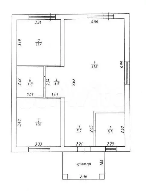 Дом 77 м на участке 10 сот. - Фото 0