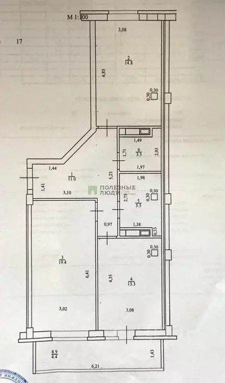 2-к кв. Кировская область, Киров ул. Ленина, 198к1 (71.9 м) - Фото 1