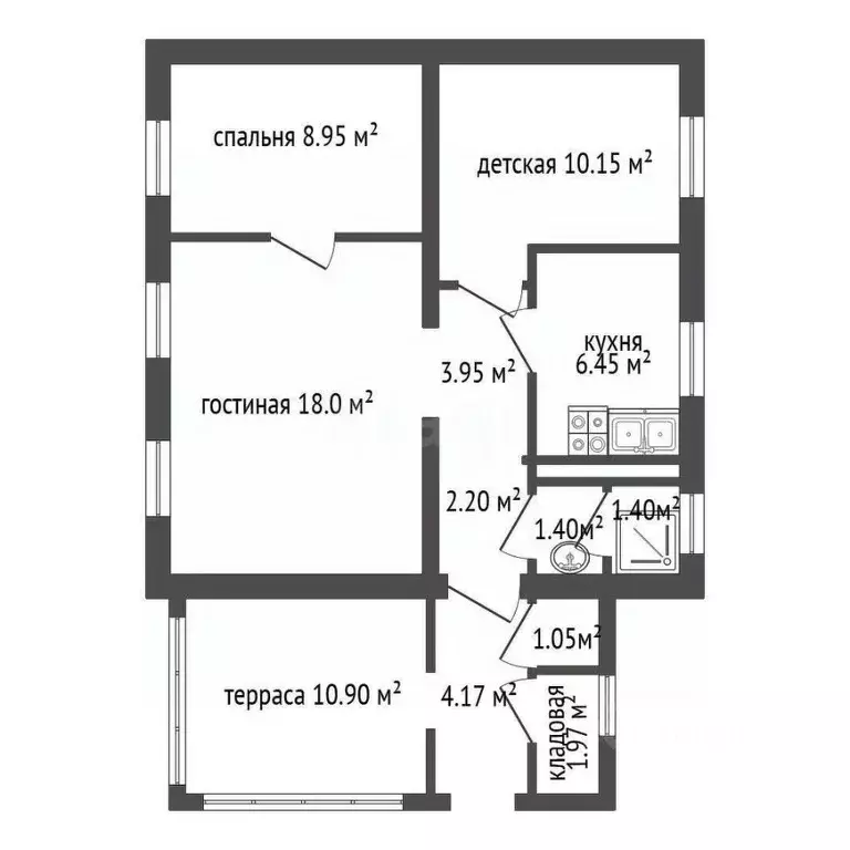 Дом в Санкт-Петербург Горелово тер., ул. Набережная, 119 (70 м) - Фото 2