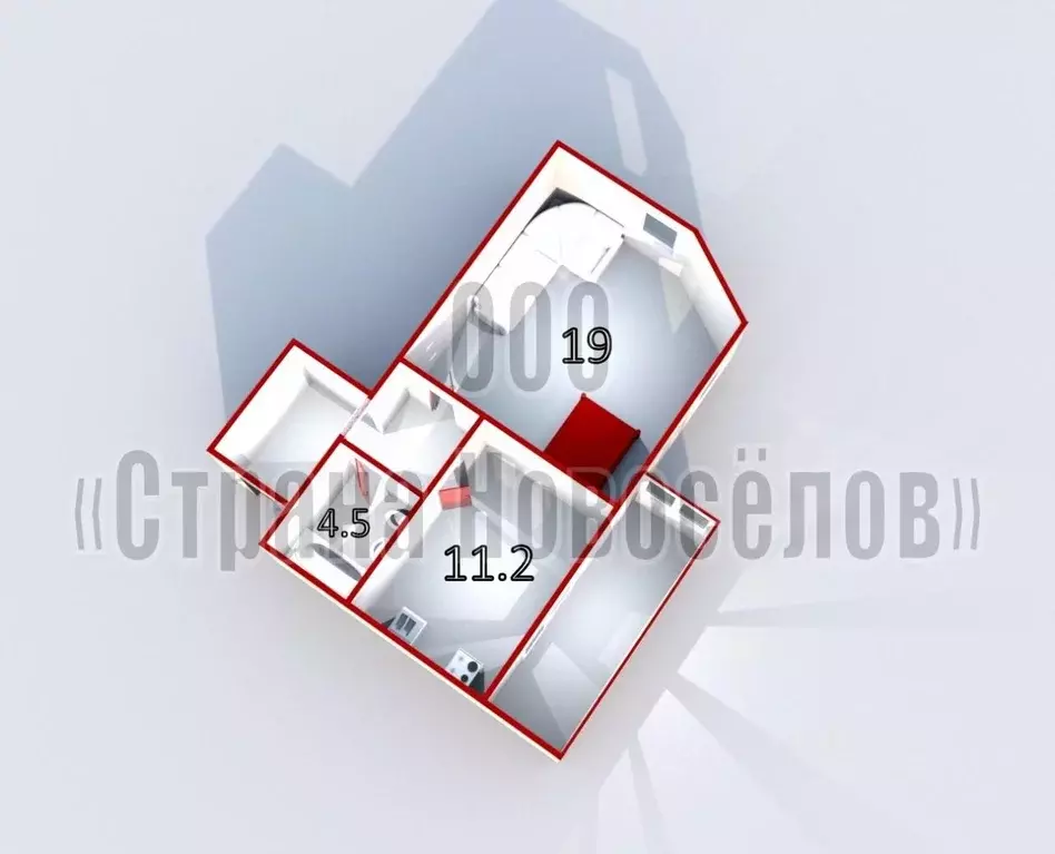 1-к кв. Мордовия, Саранск ул. Короленко, 2 (44.0 м) - Фото 2