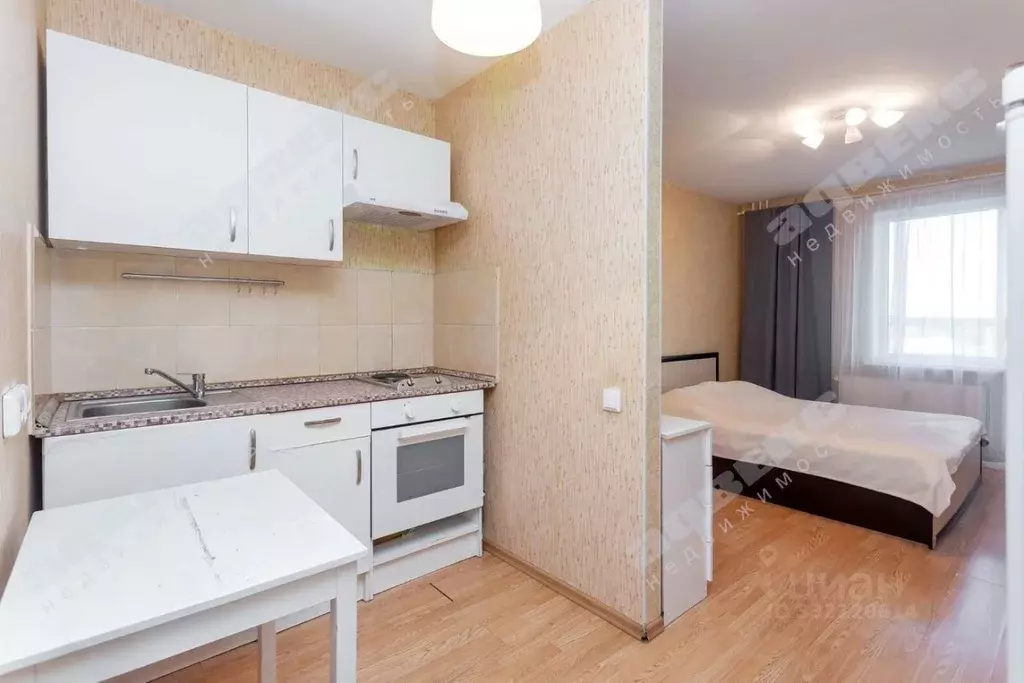 Студия Санкт-Петербург пос. Парголово, Заречная ул., 19к1 (27.2 м) - Фото 1