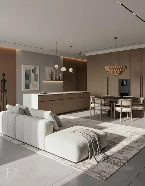 3-к кв. Москва ул. Трехгорный Вал, 14С1 (114.0 м) - Фото 0