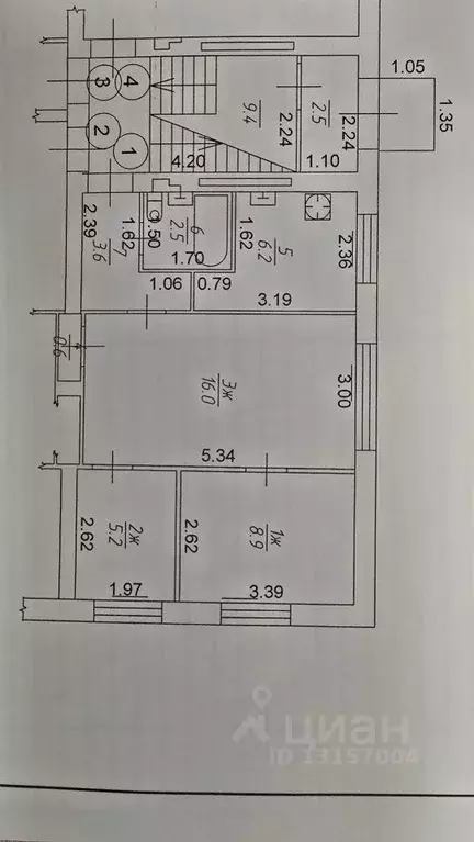 3-к кв. Калининградская область, Светлый Береговая ул. (43.0 м) - Фото 2