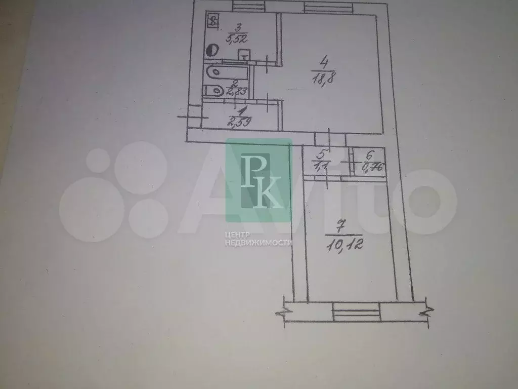 2-к. квартира, 42 м, 4/5 эт. - Фото 0