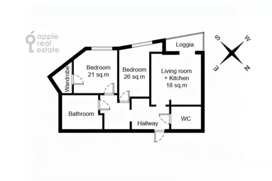 3-к кв. Москва ул. Талалихина, 8 (90.0 м) - Фото 1