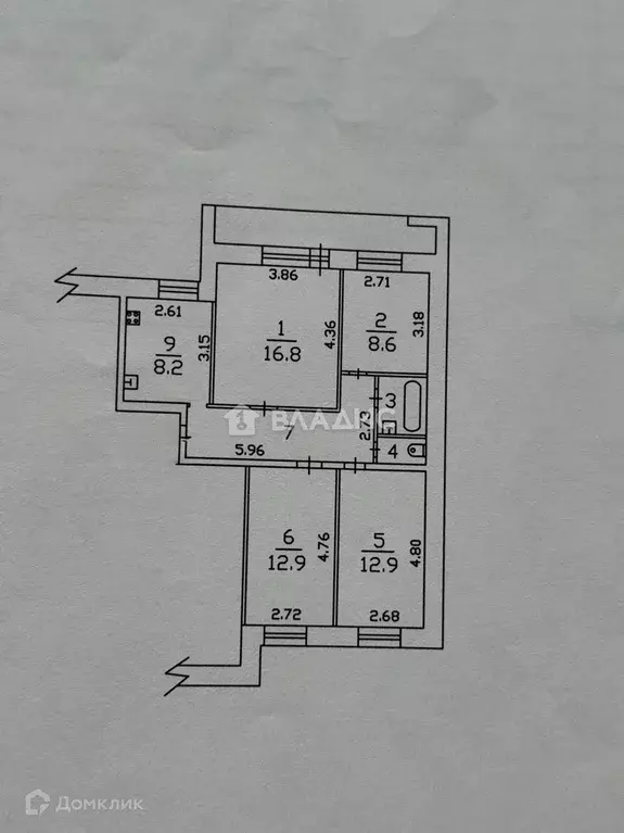 Продаётся 3-к квартира, 73.6 м - Фото 1