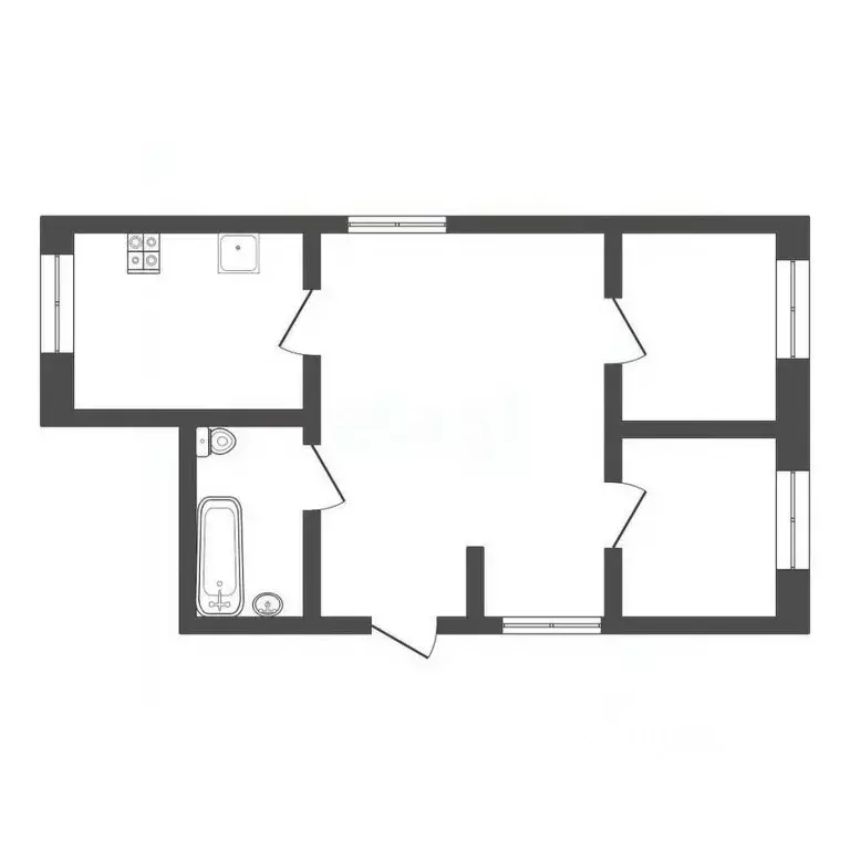 3-к кв. Тульская область, Щекино ул. Строителей, 7 (76.8 м) - Фото 2
