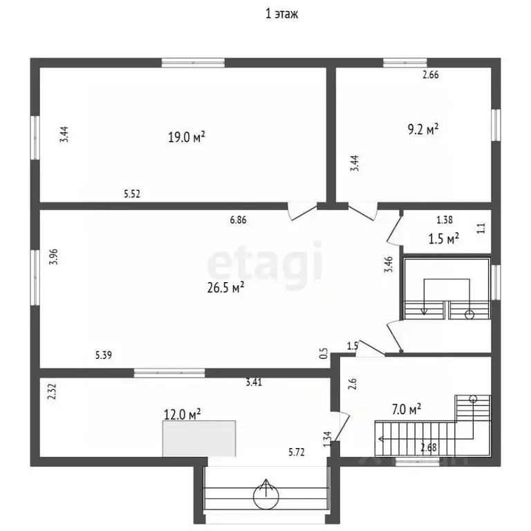 Дом в Ленинградская область, Ломоносовский район, Гостилицкое с/пос, ... - Фото 1