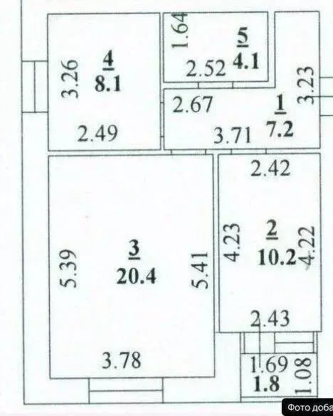 2-к кв. Липецкая область, Лебедянь Школьная ул., 7 (50.0 м) - Фото 1