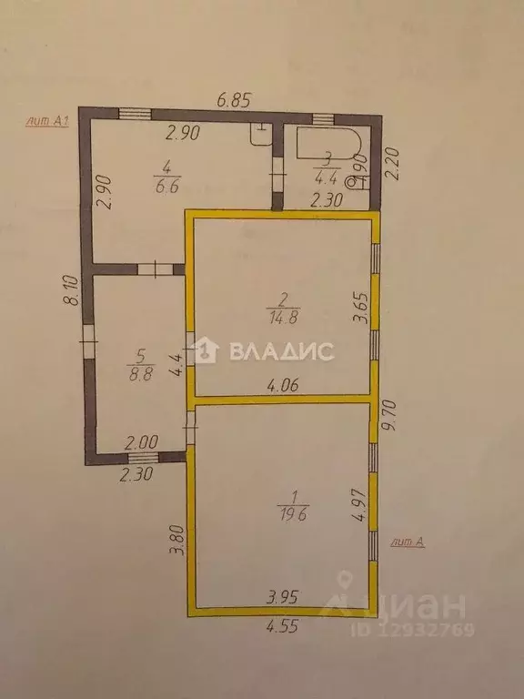 Дом в Пензенская область, Каменка Школьная ул., 60 (73 м) - Фото 1