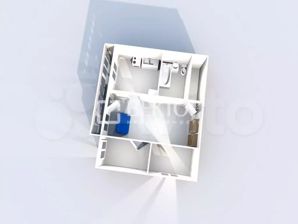 3-к. квартира, 50 м, 5/5 эт. - Фото 0