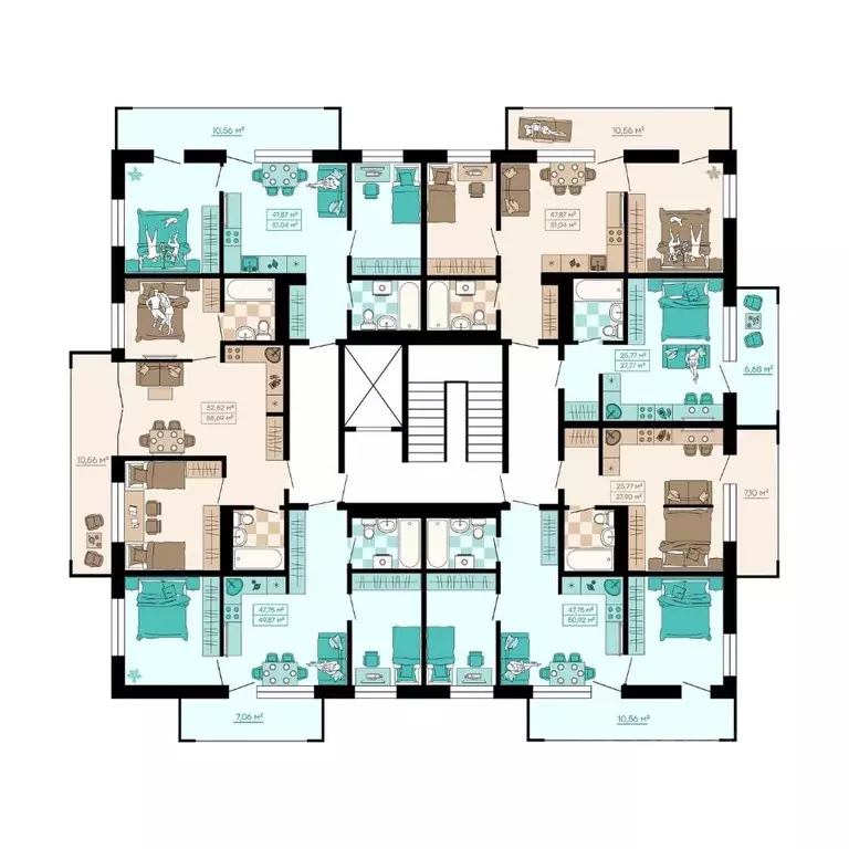 1-к кв. Приморский край, Владивосток Садгородская ул., 28Вк1 (27.9 м) - Фото 2