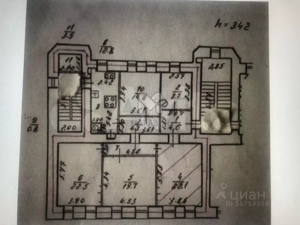 Комната Санкт-Петербург Фурштатская ул., 33 (22.1 м) - Фото 1