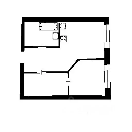 1-к кв. Московская область, Балашиха просп. Ленина, 32б (44.0 м) - Фото 2