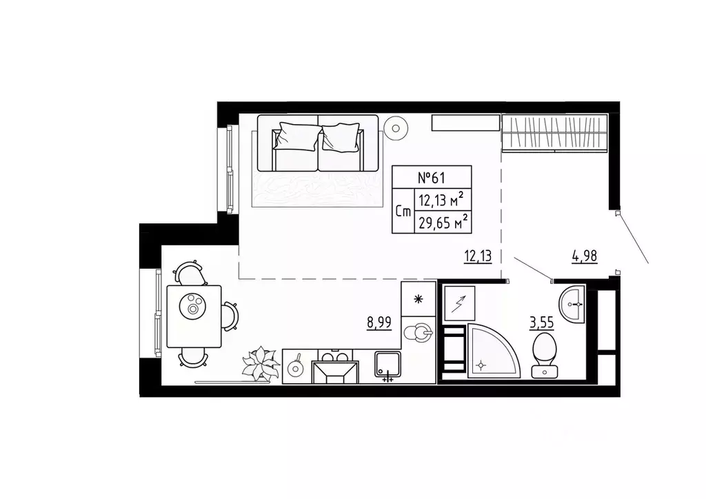 Студия Ленинградская область, Ломоносовский район, Аннинское городское ... - Фото 1