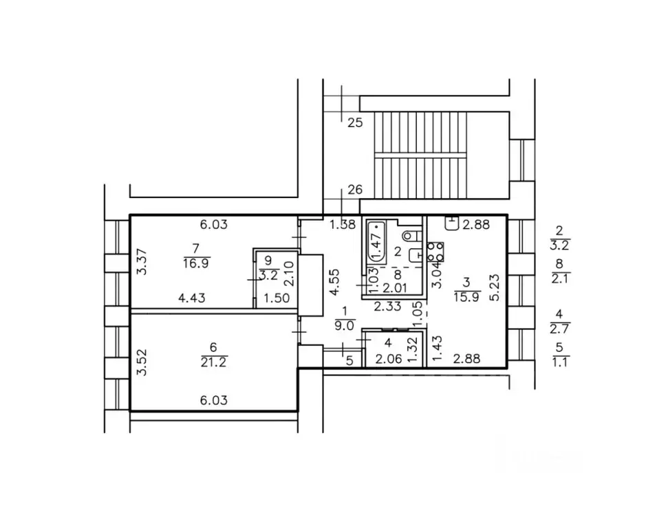 2-к кв. Санкт-Петербург Роменская ул., 4/22 (75.3 м) - Фото 1
