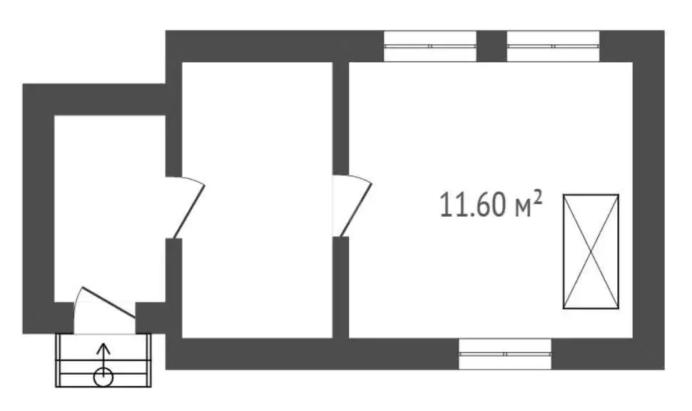 Дом в Борисоглебск, Железнодорожная улица (25 м) - Фото 1