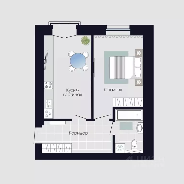 1-к кв. Оренбургская область, Оренбургский район, пос. Пригородный, ... - Фото 1